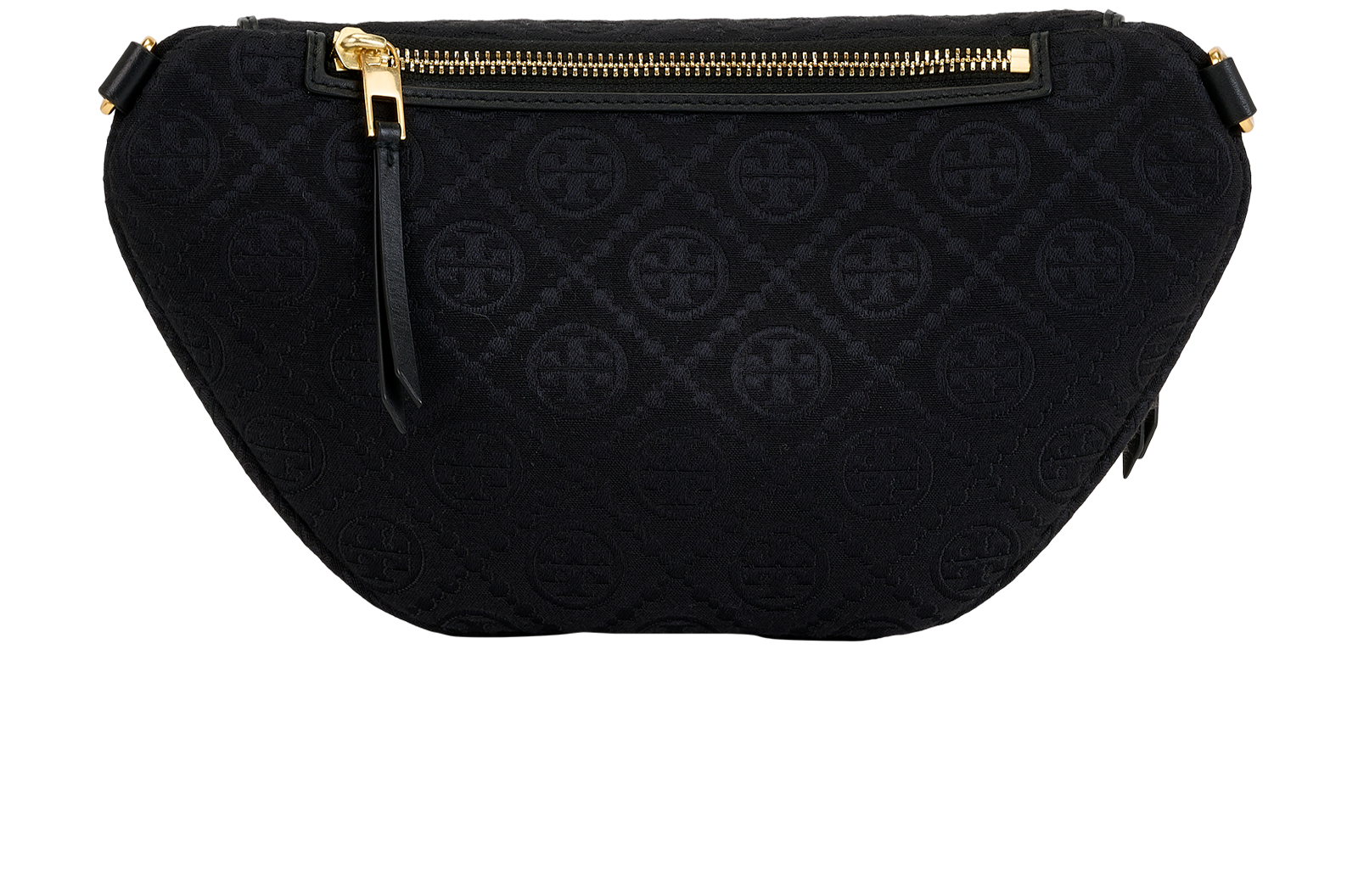T Monogram Belt Bag, &pound;150, Handbags, Black, Fabric, Back view